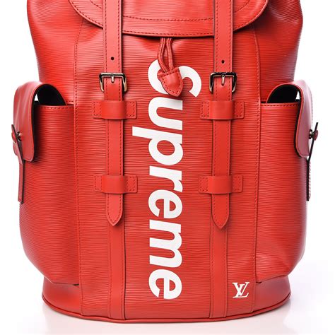 louis vuitton x supreme christopher backpack|louis vuitton supreme christopher backpack.